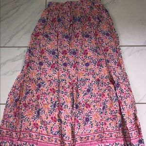 Boho floral maxi dress